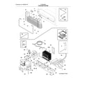 Frigidaire FGHB2866PP9A cooling system diagram