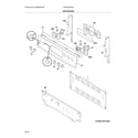 Frigidaire FGEF3030PFD backguard diagram