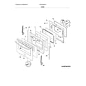 Frigidaire FGEF3030PFD door diagram