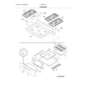 Frigidaire FFGF3052TBA top/drawer diagram