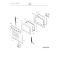 Frigidaire FFGF3052TBA door diagram