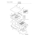 Frigidaire CGEF3062TDD top/drawer diagram