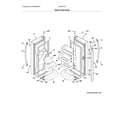 Crosley CFEH272ITD0 fresh food doors diagram