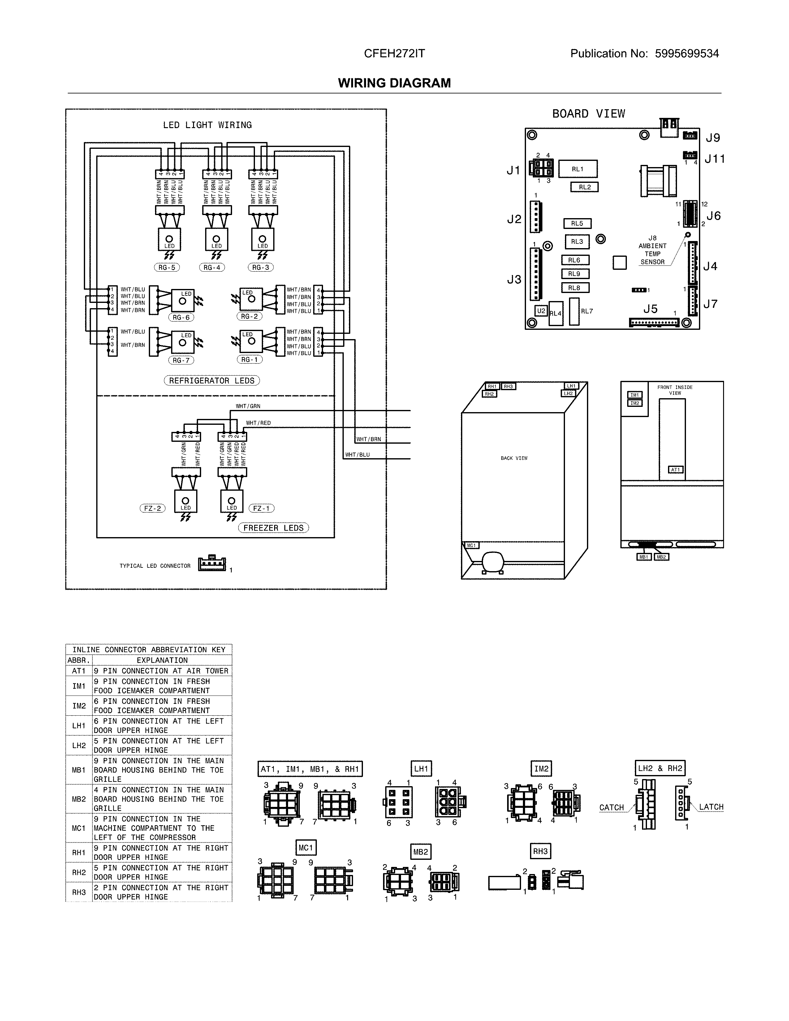 Crosley CFEH272ITD0 wiring diagram diagram