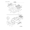 Frigidaire FFGF3019LBC top/drawer diagram
