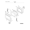 Frigidaire FFGF3019LBC door diagram