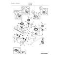 Frigidaire FFGC3026SBC burner diagram