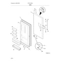 Frigidaire FFFH21F6QWC door diagram