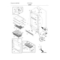 Frigidaire FFFH21F6QWC cabinet diagram