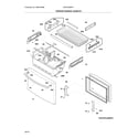 Frigidaire DGHF2360PF1 freezer drawer, baskets diagram