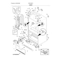 Frigidaire DGHF2360PF1 cabinet diagram
