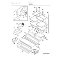 Frigidaire DGHF2360PF1 shelves diagram