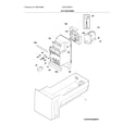 Frigidaire DGHF2360PF1 ice container diagram