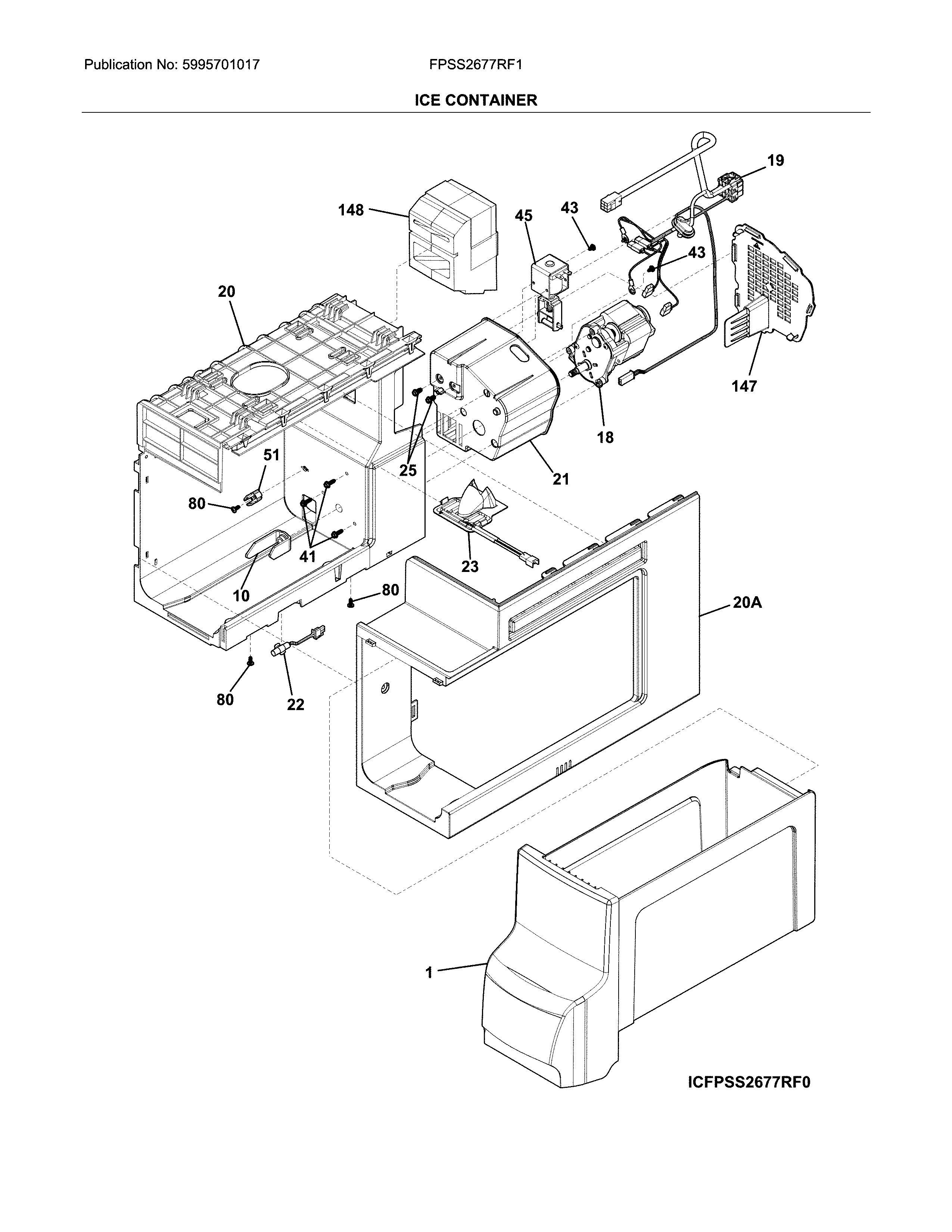 Frigidaire FPSS2677RF1 container diagram