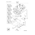 Frigidaire FGGF3036TFB burner diagram