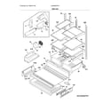 Frigidaire LGHB2867PF4 shelves diagram
