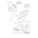 Frigidaire LGHB2867PF4 freezer ice maker diagram