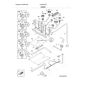 Frigidaire FGGF3047TFB burner diagram