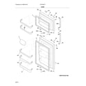 Frigidaire FGTR1837TD1 doors diagram