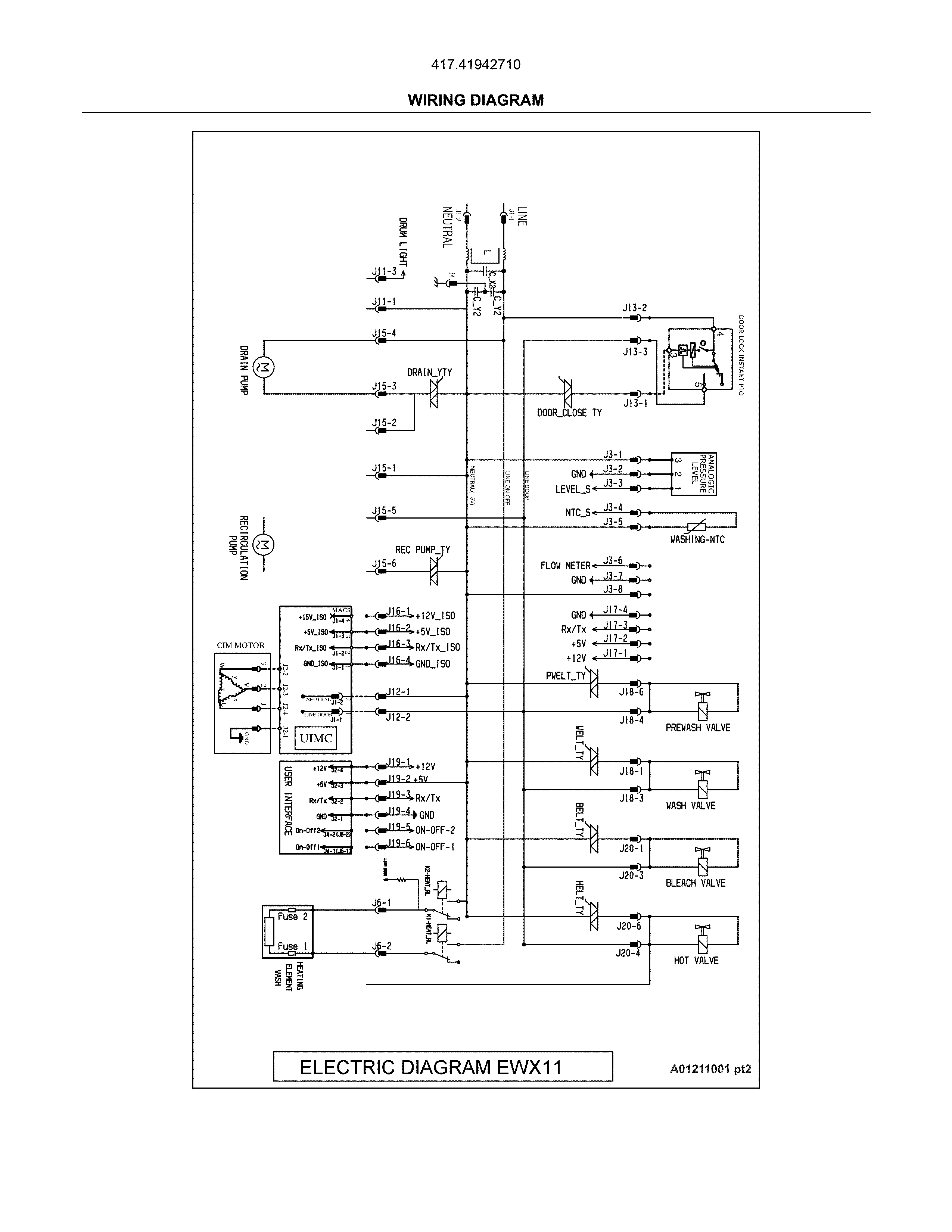 Kenmore 41741942710 wiring diagram diagram