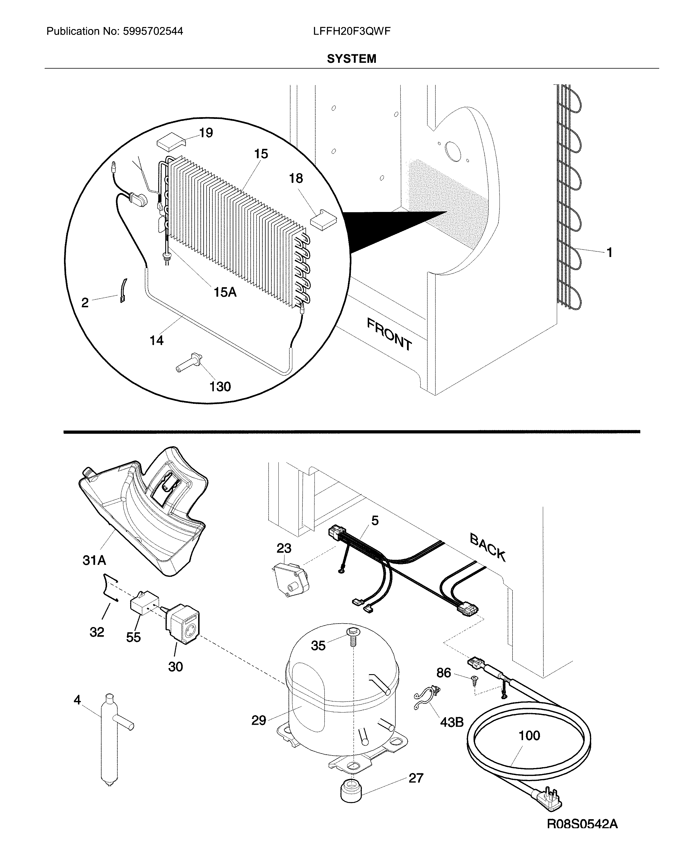 Frigidaire LFFH20F3QWF system diagram
