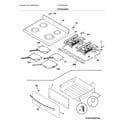 Frigidaire FGIF3036TDB top/drawer diagram