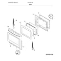 Frigidaire FFEF3052TSE door diagram