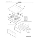 Frigidaire FFEF3052TWB top/drawer diagram