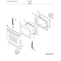 Frigidaire FFEF3052TWB door diagram