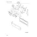 Frigidaire LFEF3018TWE backguard diagram