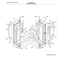 Frigidaire FGHB2868TD2 fresh food doors diagram