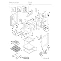 Frigidaire FFEF3054TWF body diagram