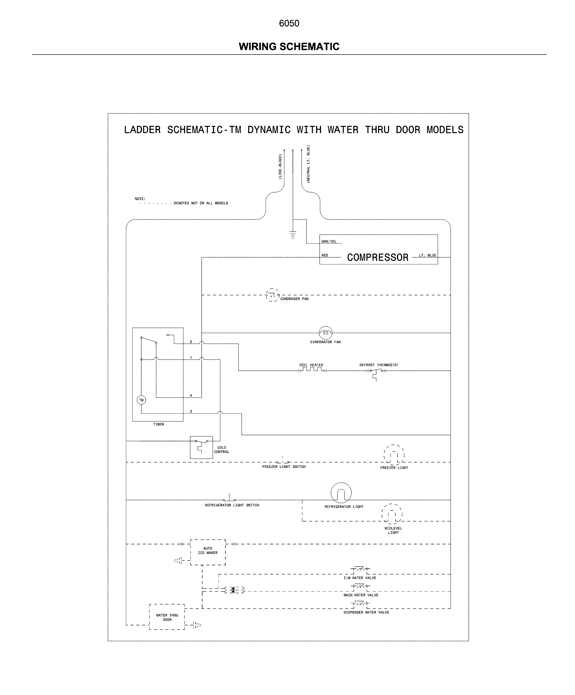 Kenmore 25360502617 wiring schematic diagram