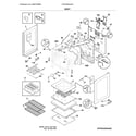Frigidaire LFEH3054UFA body diagram