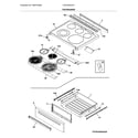 Frigidaire LFEH3054UFA top/drawer diagram