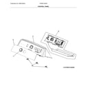 Frigidaire CFRE4120SW control panel diagram