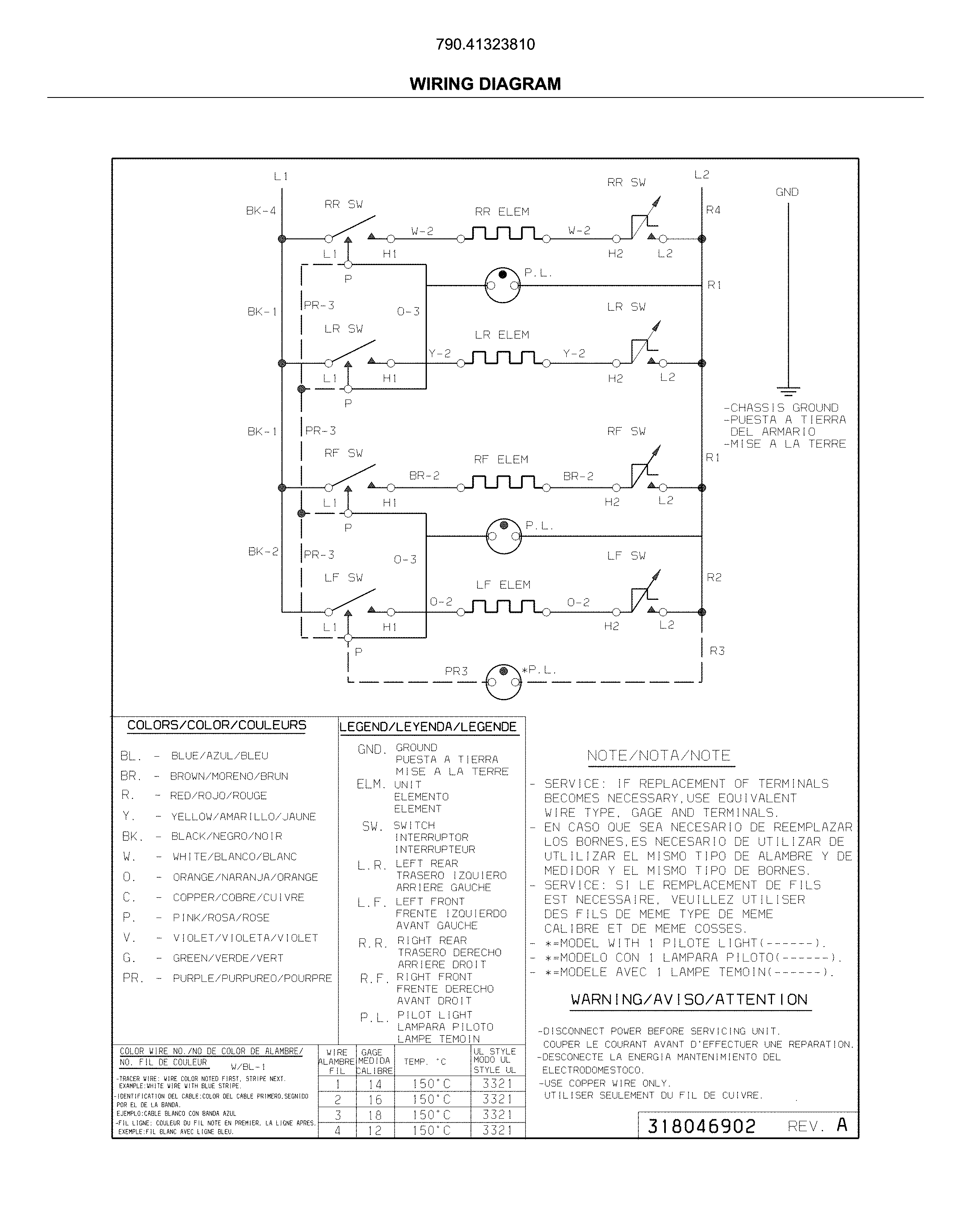 Kenmore 79041323810 wiring diagram diagram