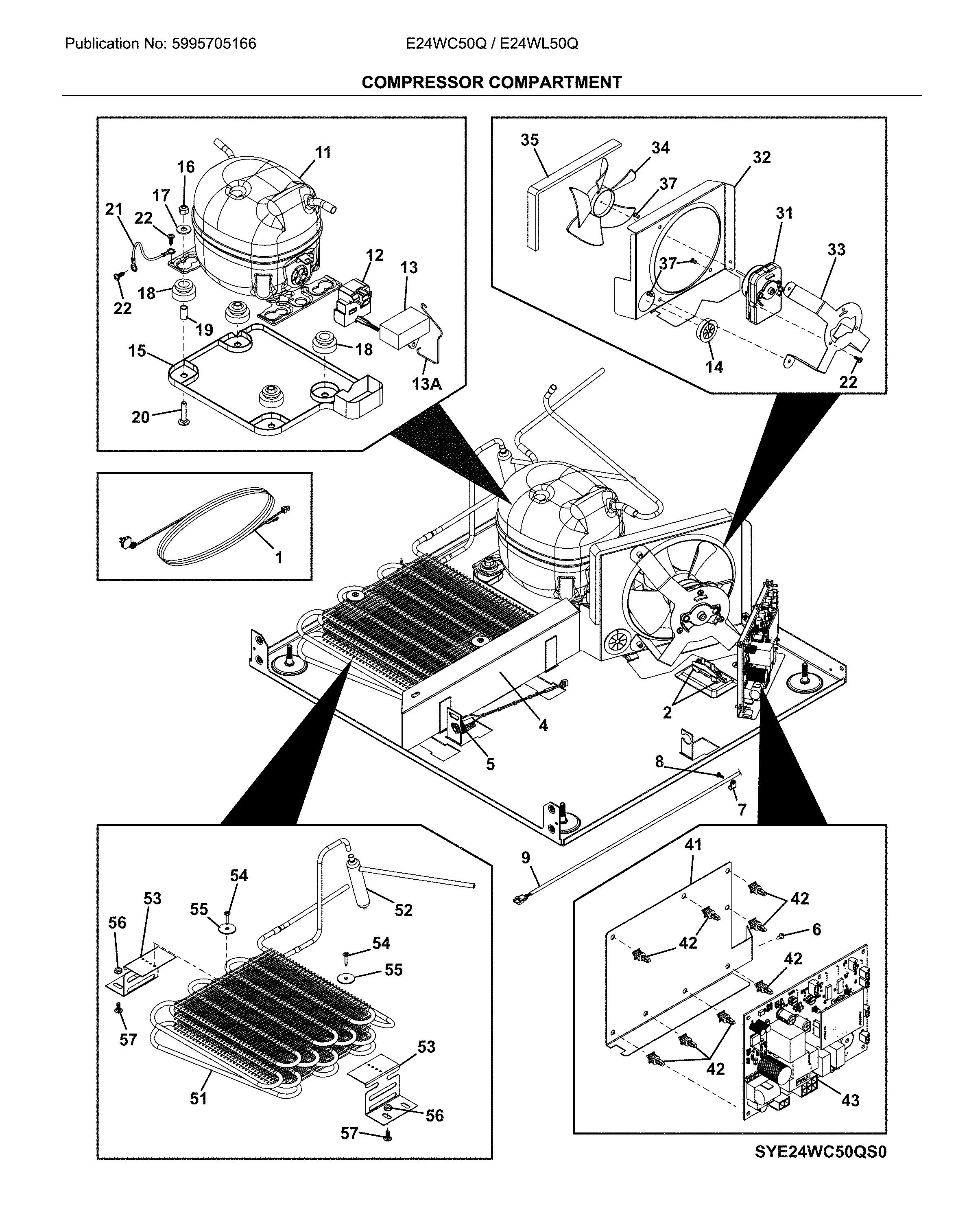 Electrolux E24WC50QS0 system diagram