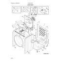 Electrolux EFME427UIW0 cabinet/drum diagram