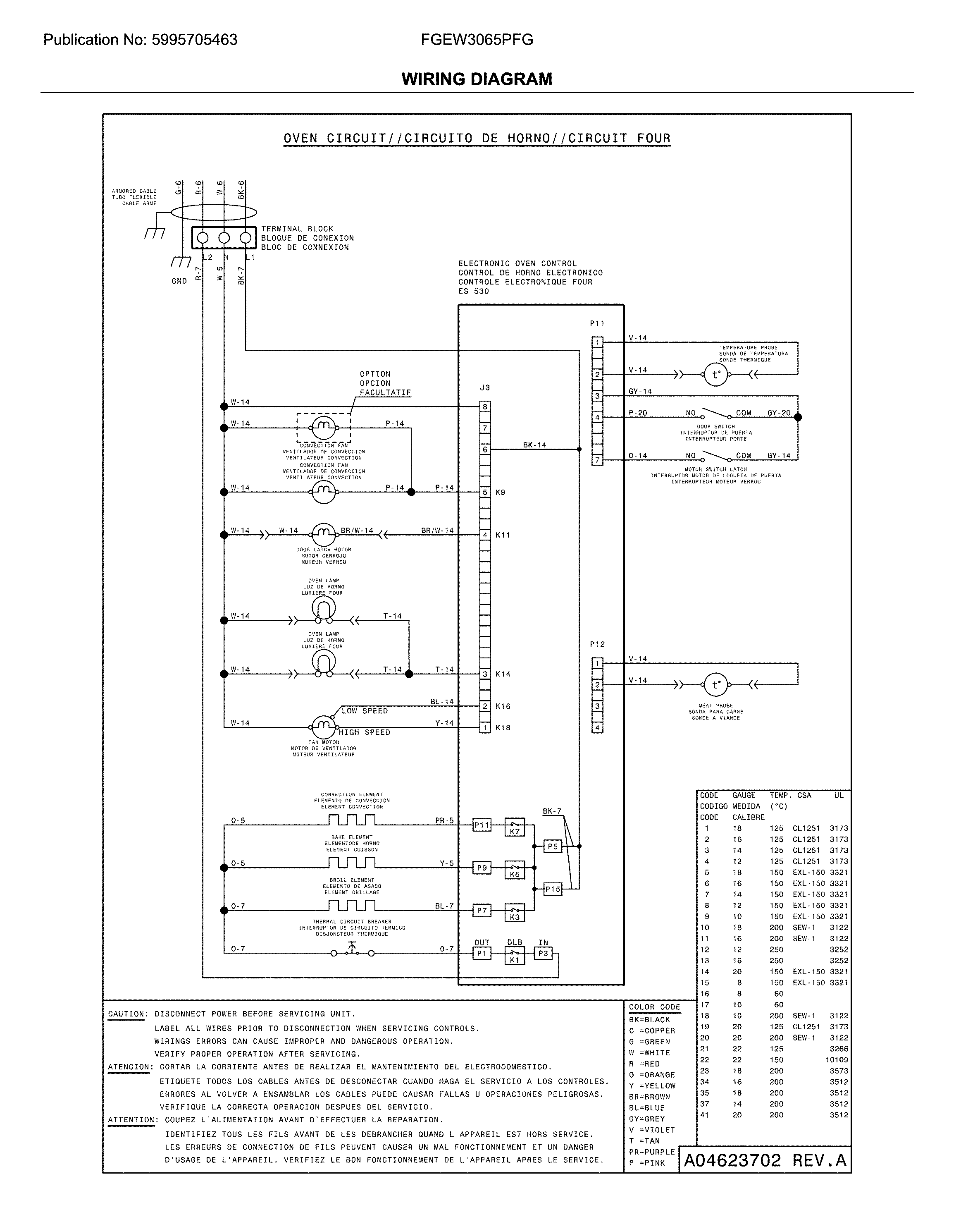 Frigidaire FGEW3065PFG wiring diagram diagram