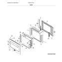 Frigidaire CPEH3077RFH door diagram
