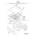 Kenmore 79094193316 top/drawer diagram