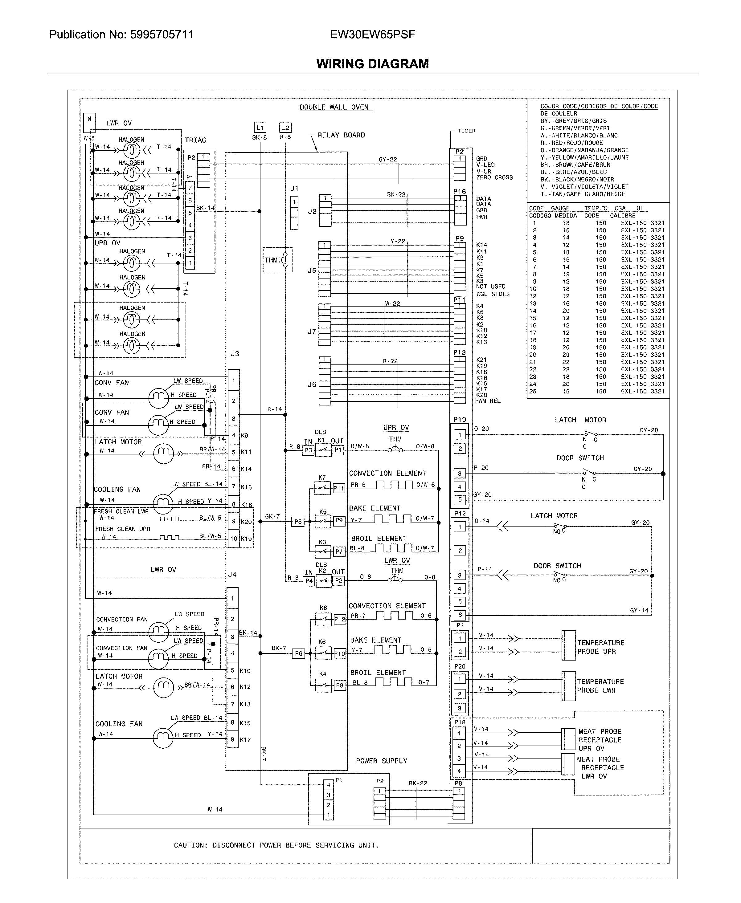 Electrolux EW30EW65PSF wiring diagram diagram