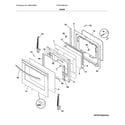 Frigidaire FFEF3056TSG door diagram