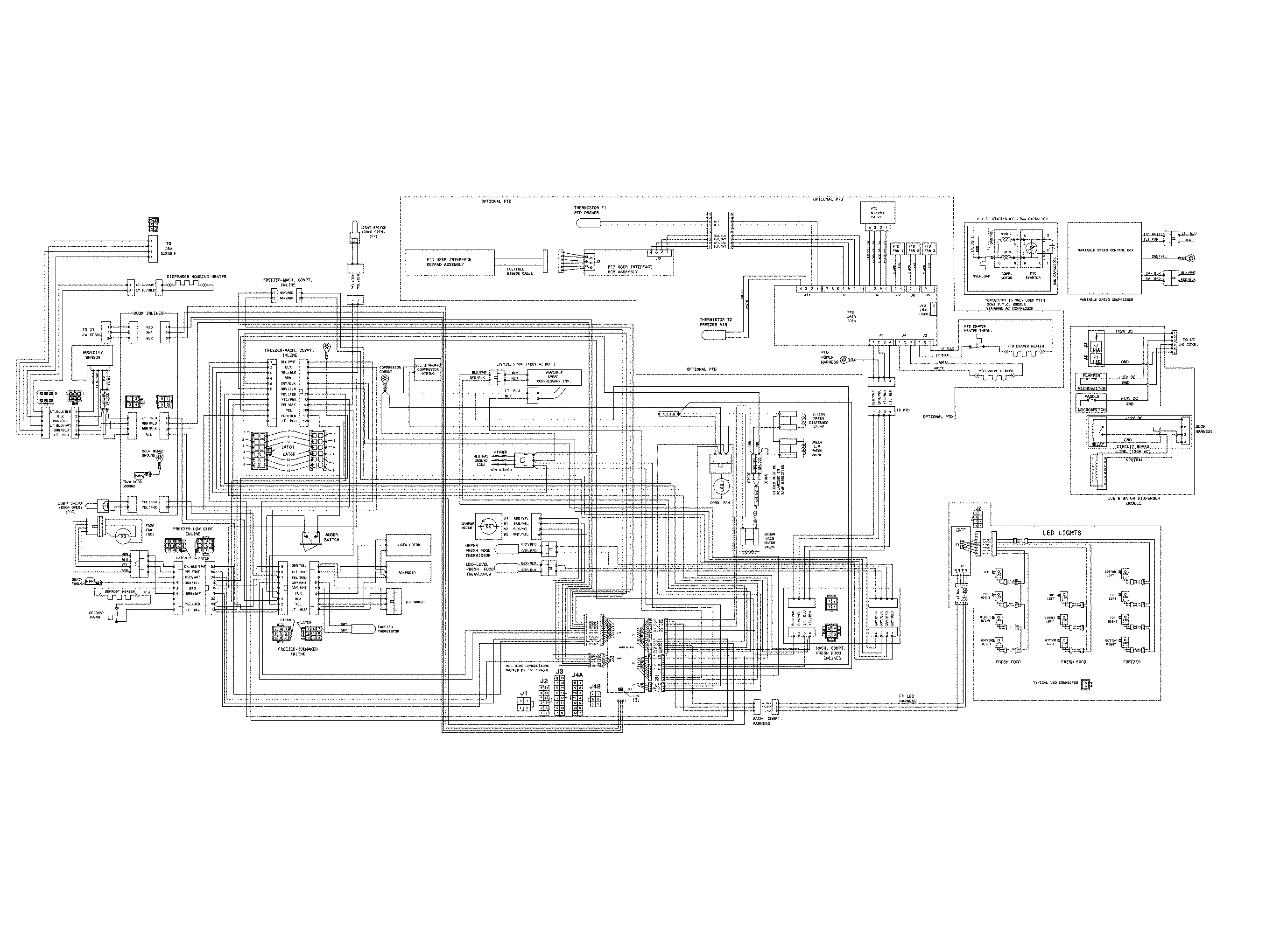 Electrolux EI23CS35KS4A wiring schematic diagram