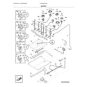Frigidaire FFGF3056TSB burner diagram