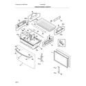 Frigidaire FGHD2368TD3 freezer drawer, baskets diagram