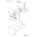 Frigidaire FGHD2368TD3 ice container diagram