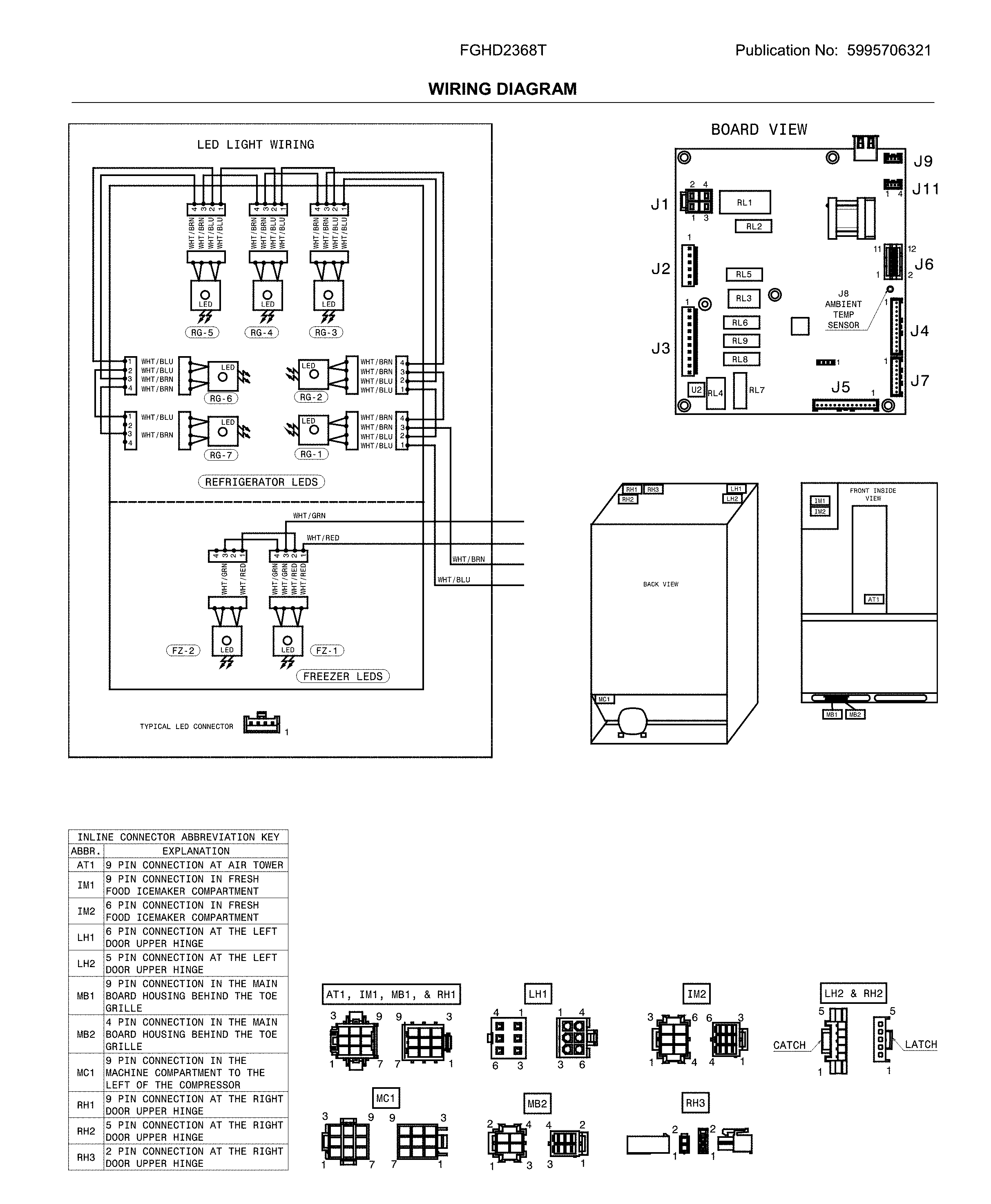 Frigidaire FGHD2368TF3 wiring diagram diagram