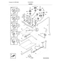 Frigidaire FGGF3036TFD burner diagram